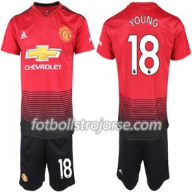 Manchester United Matchtröjor Ashley Young 18 Barn Hemma Fotbollströja 2018-2019
